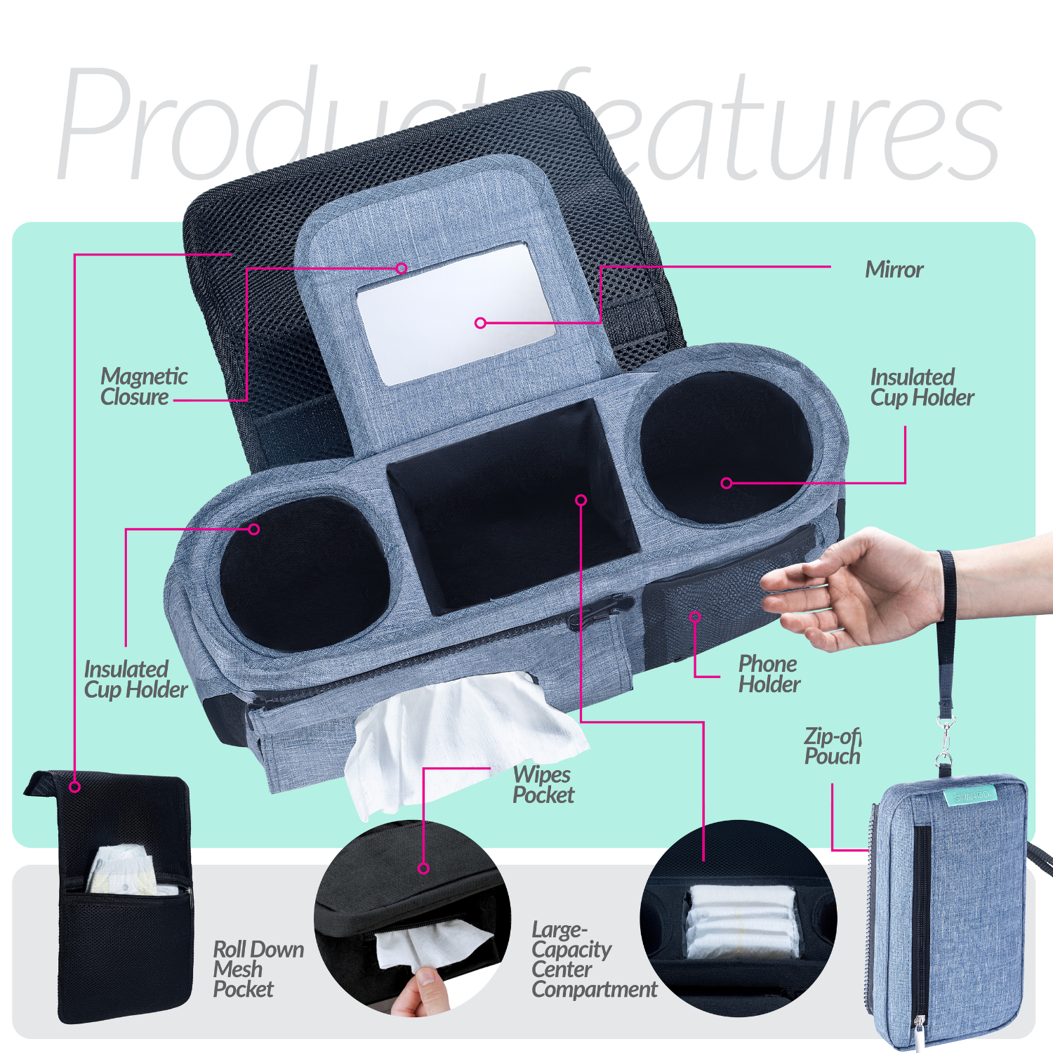 Swanoo Stroller Organizer