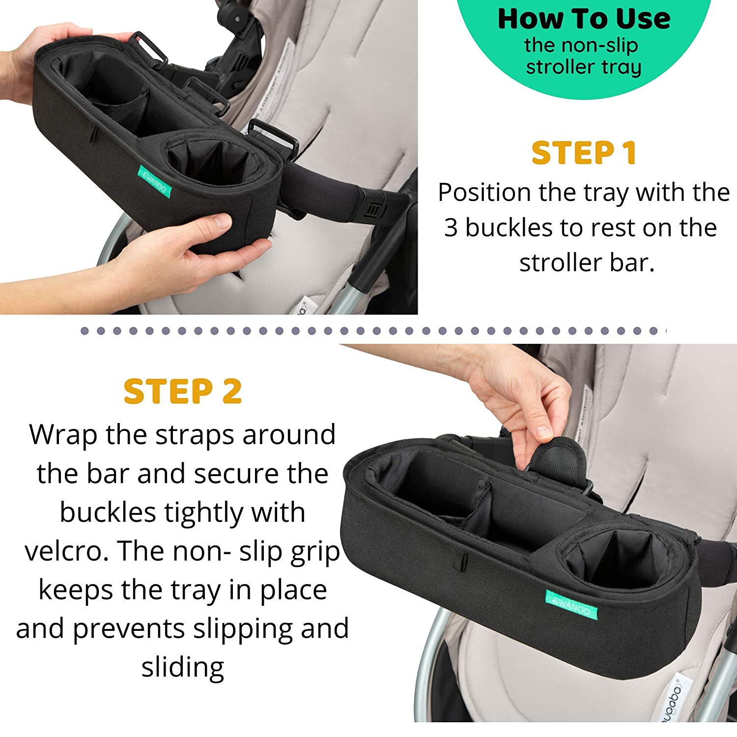 Swanoo Universal Stroller Tray - Swanoo